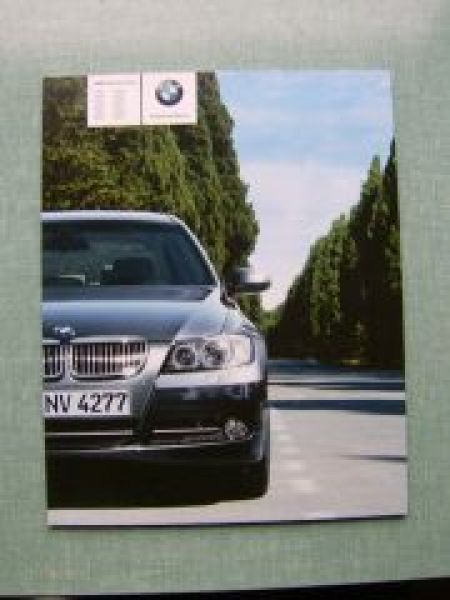 BMW Prospekt 3er Limousine E90 318i-335i+318d-335d+x Modelle 200