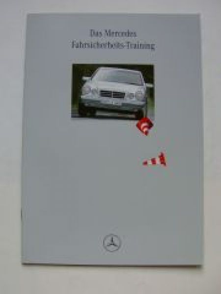 Mercedes Benz Fahrsicherheits-Training Prospekt März 1998