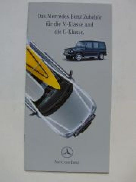 Mercedes Benz M-Klasse +G-Klasse Zubehör Dezember 1998