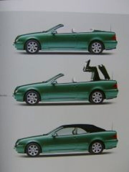 Mercedes Benz CLK Cabriolets W208 Prospekt  Juli 1999