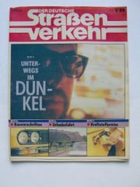 Der Deutsche Straßenverkehr 5/1989