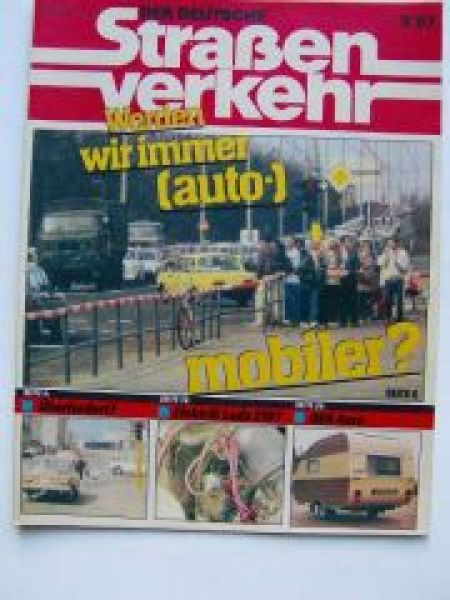 Der Deutsche Straßenverkehr 5/1987 QEK Aero, Renault 9/11