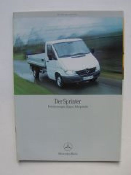 Mercedes Benz Sprinter Pritsche,Kipper,Fahrgestelle August 2000