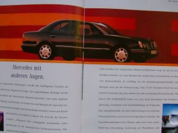 Mercedes Benz PKW Programm Prospekt Mai 1996