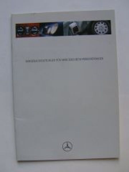 Mercedes Benz Sonderausstattungen PKW Fahrzeuge Januar 1996