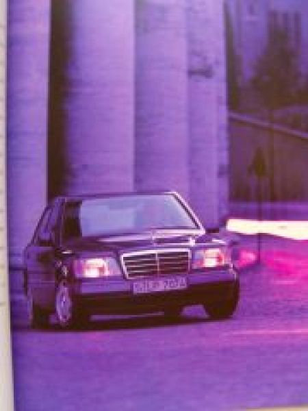 Mercedes Benz E-Klasse Limousinen Prospekt W124 Juli 1994