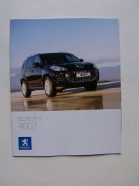 Peugeot 4007 Prospekt März 2008 +Preise 11/2009