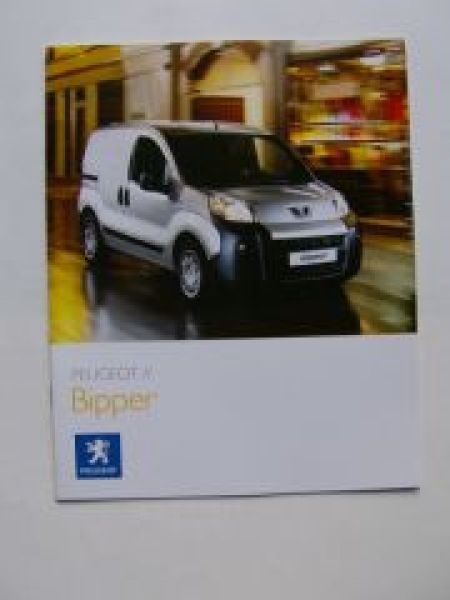 Peugeot Bipper Prospekt Januar 2008 +Preise 7/2009 NEU
