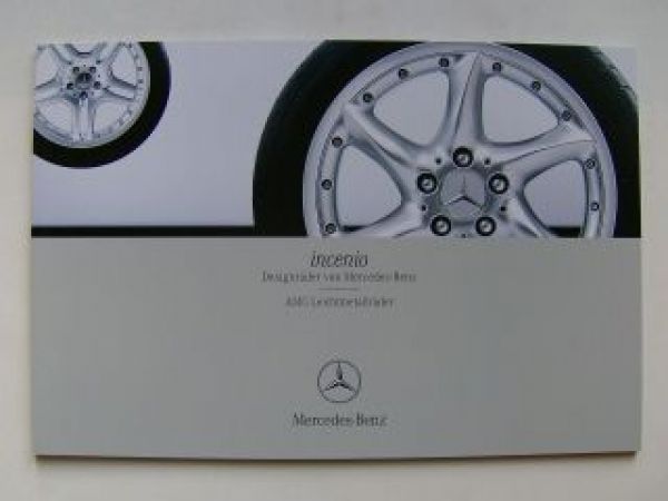 Mercedes Benz incenio Designräder AMG Juli 2002 NEU