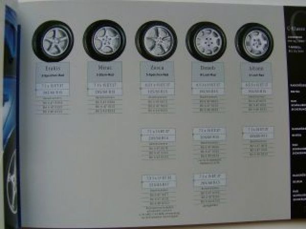 Mercedes Benz Gesamtkatalog Leichtmetallräder + AMG 4/2003