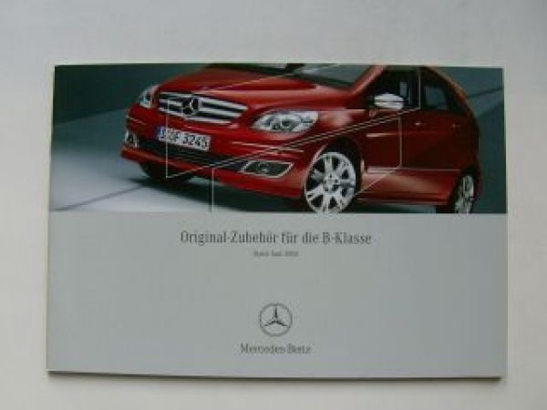 Mercedes Benz B-Klasse Zubehör Prospekt Juni 2005 BR245