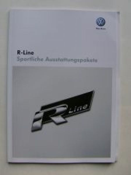 VW R-Line Sportliche Ausstattungspakete Oktober 2009 NEU