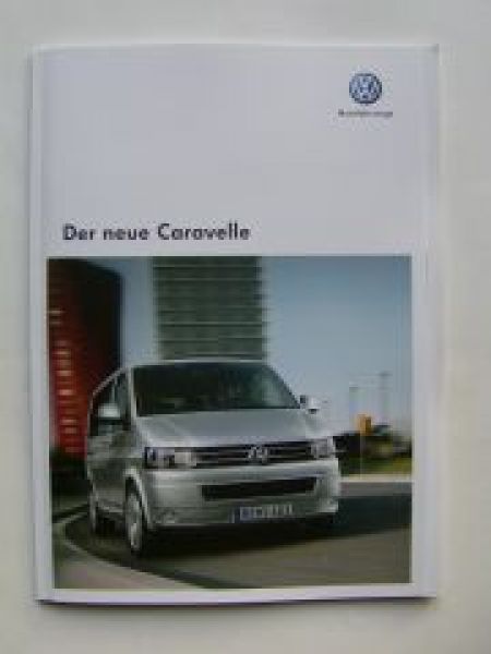 VW T5 Caravelle Facelift Prospekt +Preisliste Oktober 2009 NEU
