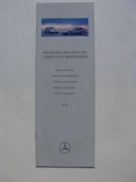 Mercedes Benz E-Klasse W210 Lacke & Polster September 1996