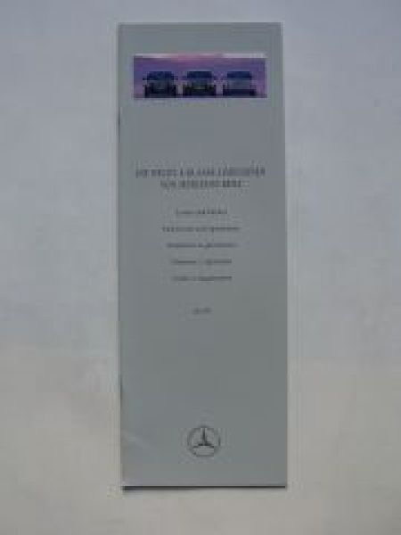 Mercedes Benz E-Klasse W210 Lacke & Polster Juni 1995