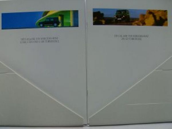 Mercedes Benz G-Klasse Mappe August 1998 BR463