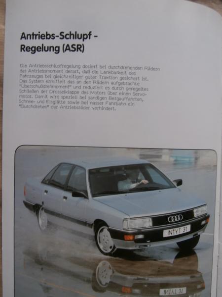 V.A.G. Antriebs-Schlupf-Regelung (ASR) Konstruktion und Funktion Audi Typ44 SSP Nr.115