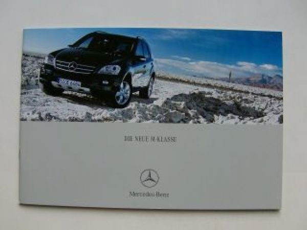 Mercedes Benz M-Klasse BR164 Mai 2005 Prospekt NEU