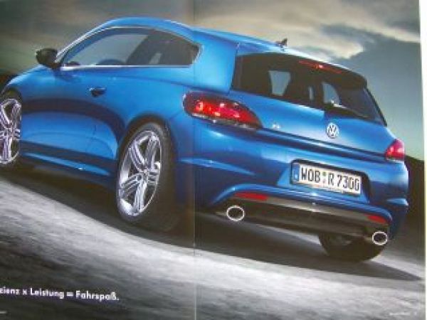 VW Scirocco R Prospekt November 2009 +Preisliste NEU