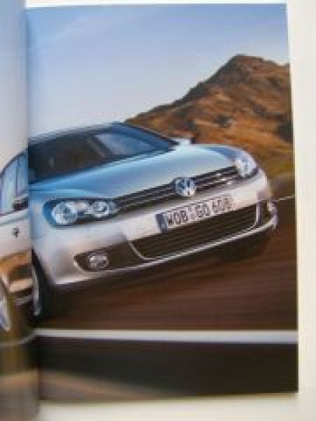 VW Golf6 Prospekt +Preisliste Oktober 2009 NEU
