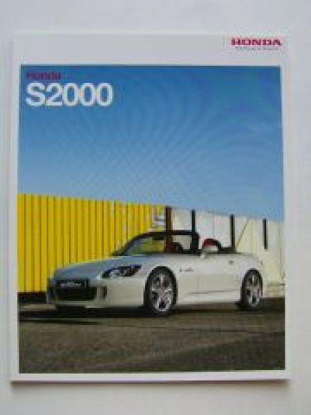 Honda S2000 Prospekt November 2007