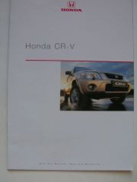 Honda CR-V Prospekt Juli 1999