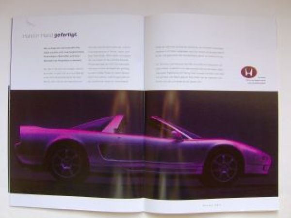 Honda NSX Prospekt Januar 2000 NEU