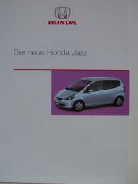 Honda Jazz Vorabprospekt NEU