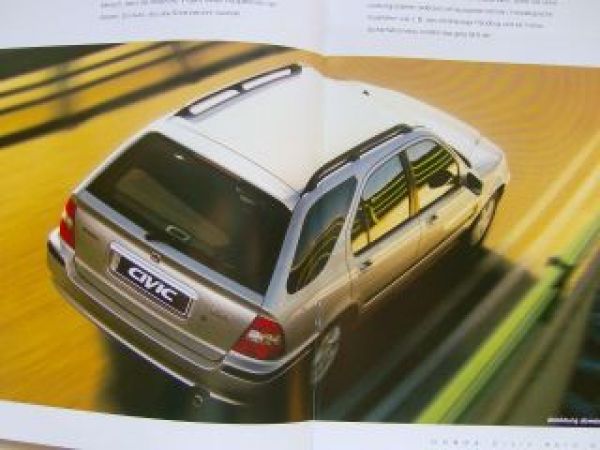 Honda Civic Aero Deck Prospekt Juni 2000 +Preisliste