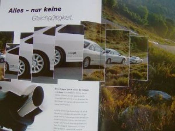 Honda Integra Type-R Prospekt Januar 1998 +Preisliste