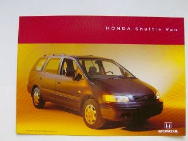 Honda Shuttle Van Prospekt Dänemark NEU