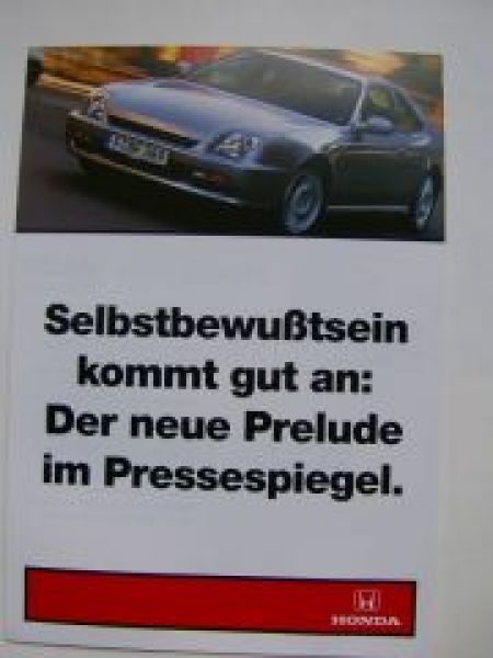 Honda Prelude Pressespiegel NEU