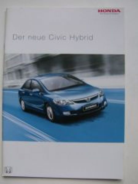 Honda Civic Hybrid Prospekt März 2006 NEU