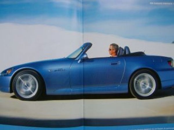 Honda S2000 Prospekt Dezember 2003 NEU