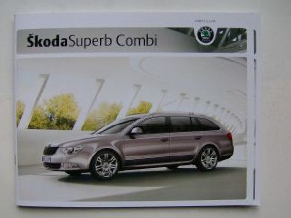 Skoda Superb Combi Prospekt Dezember 2009 +Preisliste