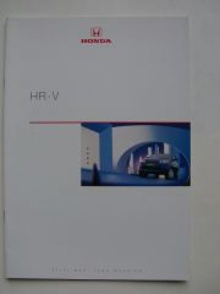 Honda HR-V Prospekt Dänemark März 1999