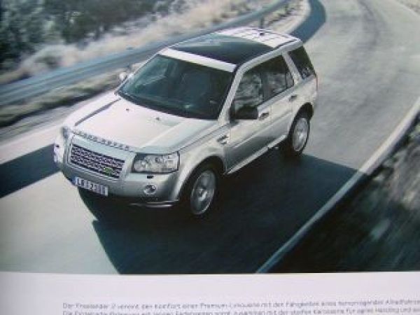 Land Rover Gesamtprogramm Prospekt Dezember 2009