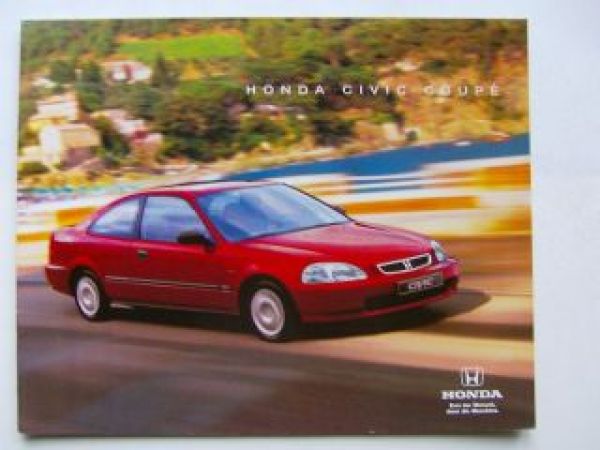 Honda Civic Coupè Großformat Prospekt Februar 1998