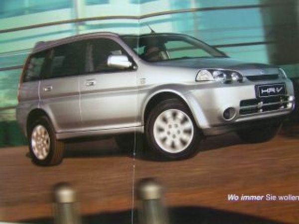 Honda HR-V Prospekt April 2002 NEU