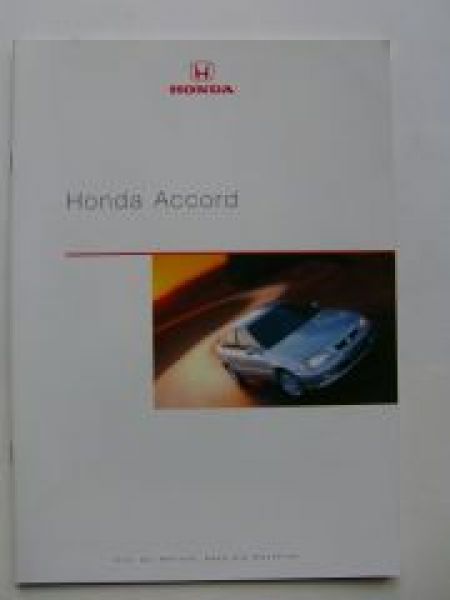 Honda Accord Prospekt Oktober 1998 +Type R