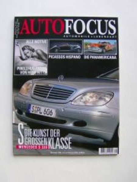 Auto Focus 1/1999 Mercedes S320 W220, Picassos Hispano
