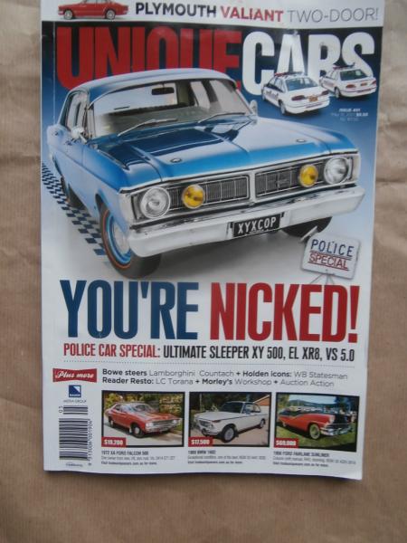 Unique Cars 5/2017 Plymouth Valiant,80s Holden WB Caprice Sedan,Lamborghini Countach,