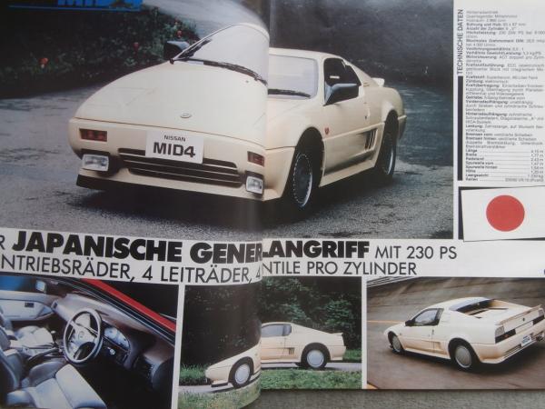 Autokraft 1/2 1987 Nissan Mid-4,BMW 325ix E30,Folger Porsche,Renault 5 GT Turbo,Ford Cobra,BMW 325i E30 Cabrio