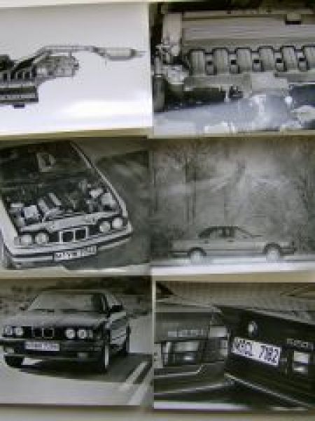 BMW Pressebilder 520i 525i 24V-Motor 1990 E34