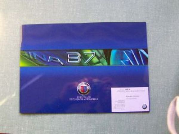 Alpina B7 E65 +Lang E66 Prospekt 2006 NEU
