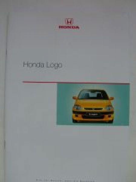 Honda Logo Prospekt März 1999 NEU