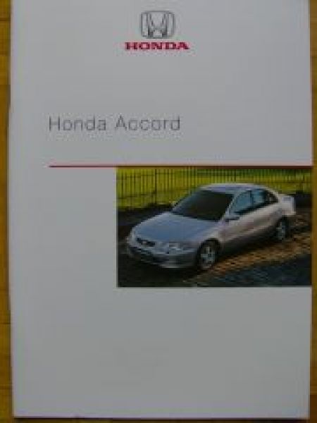 Honda Accord Prospekt September 2001 +Preisliste 5-Türer