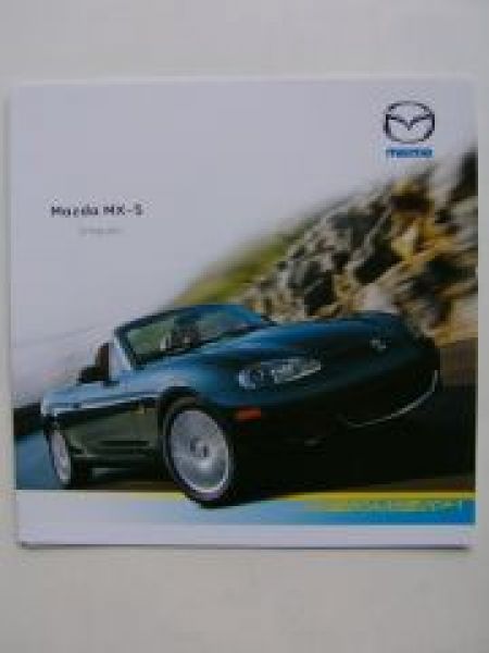 Mazda MX-5 Impuls Prospekt +Preisliste Dezember 2004 NB