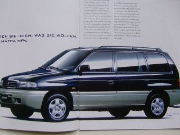 Mazda MPV Prospekt Februar 1998 NEU