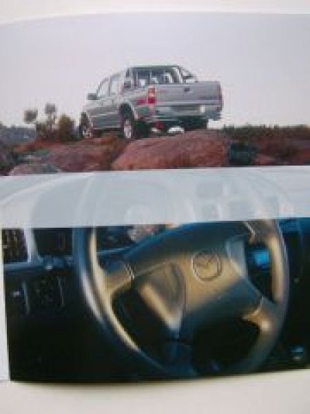 Mazda B-Serie 4-Action Prospekt Februar 2002 NEU